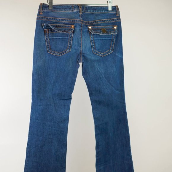 Roberto Cavalli Blue Low-Rise Jeans - Picture 2 of 6